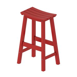 Bar Stool - Ruby Red