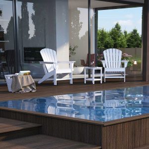 The Backyard Duo Adirondack Chair Set