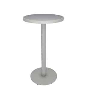 Mini Outdoor Bar Table - Icelandic Smoke White