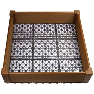 Raised Garden Bed Kit 3 ft x 3 ft - Teak