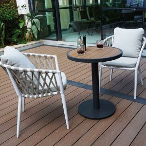 The Sunrise Series Cushioned Bistro Set